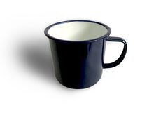 Load image into Gallery viewer, Coffee Mug for Tea Custom Enamel Mug Vintage Metal Mug Nostalgic Creative Beer Cup White Coffee Cups Friends Drinkware Gifts

